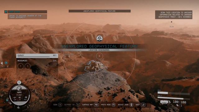 Starfield Mars How To Unlock Meteor Shower Impact Site Planet Trait