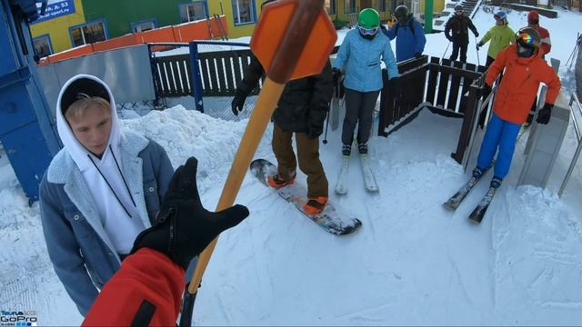 Гора Пильная. Первоуральск. #Сноуборд сезон 19/20 #GoPro #HERO7Black #taurusekb