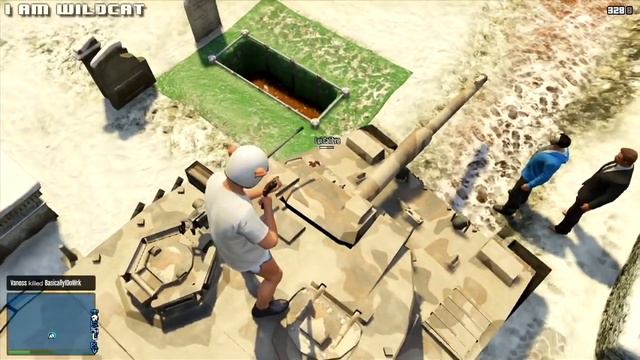 GTA 5 Online Funny Moments 9 - EPIC Tank Glitch Launch, Diving Through The Map Glitch, Muggers!