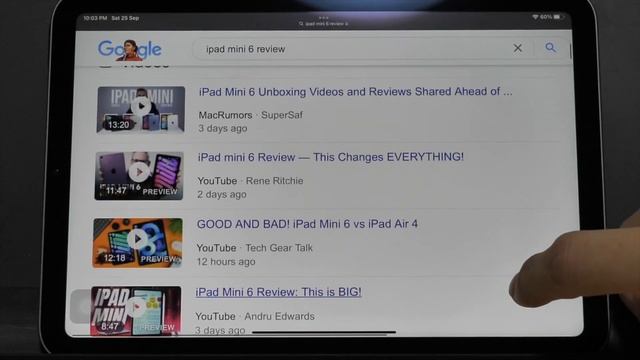 IPad Mini 6 Jelly Or Wavy Scrolling Effect