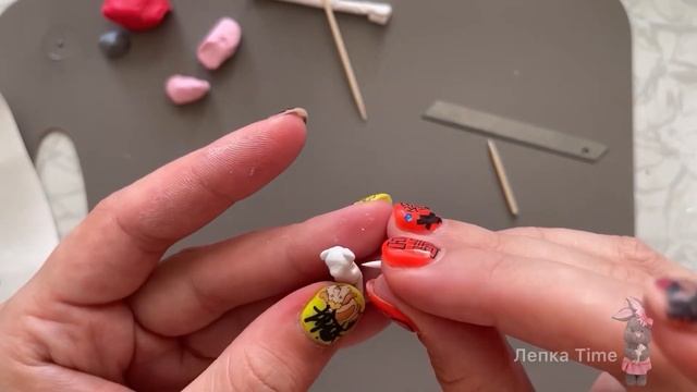 Леплю пушистую ЗАЙКУ! Милая зайка с медвежонком. Леплю бант и юбку. Furry Bunny Bunny!