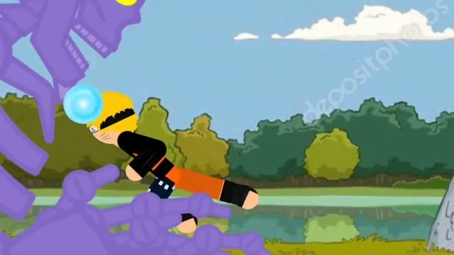 Наруто против Саске || Рисуем Мультфильмы 2 ||