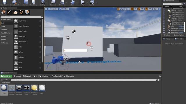 Разрезание обьектов в Unreal Engine 4  Изучение блюпринтовblueprint