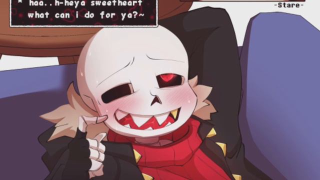 Приключения Санса и взрослой фриск озвучка комиксов