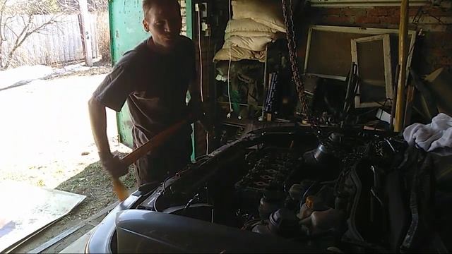 Гаражный Стрим Снимаю Мотор Дэу Нексия