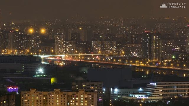 Moscow 2016 Winter Height Timelapse