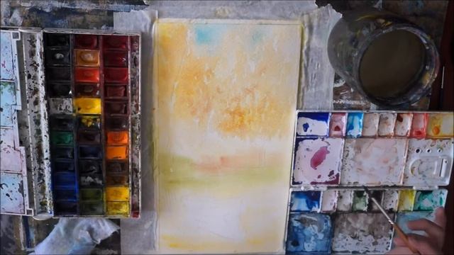 Рисуем осень акварелью