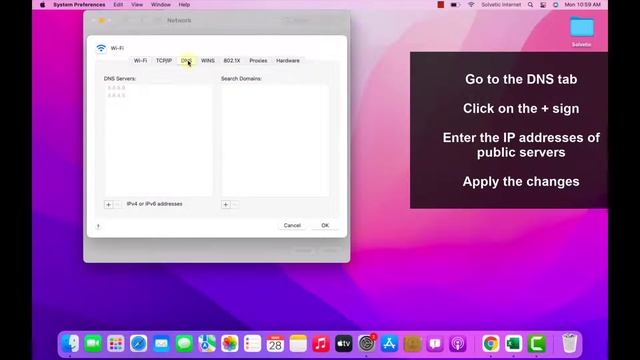 How To CHANGE DNS Server On MAC ✔️