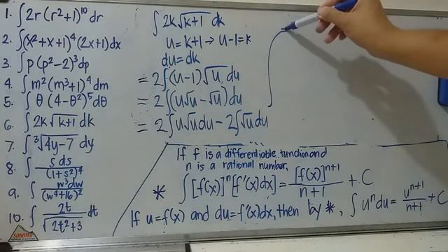 Pagsasanay | Finding The Antiderivative/Integral Of A Function By U-Substitution (1/3)