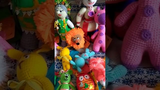 Обзор моих вязаных игрушек