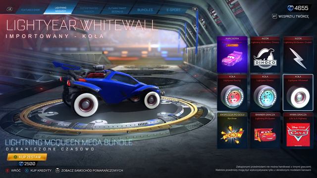 Lightning McQueen Bundle In Rocket League!
