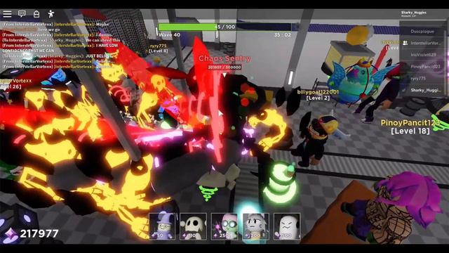 [Roblox] Tower Heroes: BEATING CHAOS SENTRY (New Hardest Boss) {ft. IntersteallarVortexx} [2 Fails]