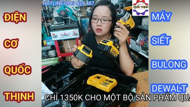 HOT Máy Siết Bulong Dewalt DCF887 Giá Chỉ Có 1350k-ĐIỆN CƠ QUỐC THỊNH