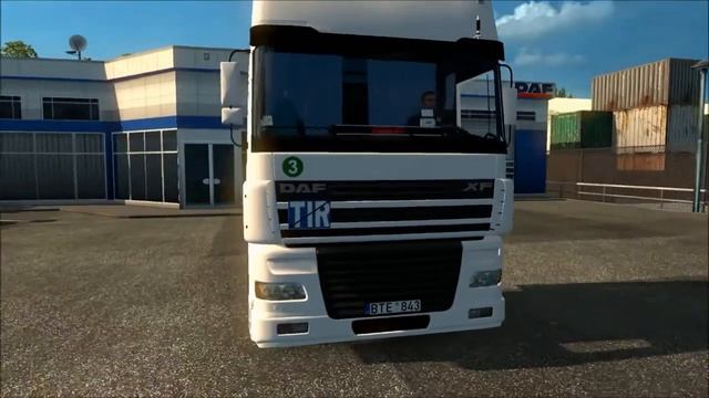 Euro Truck Simulator 2 Обзор мода DAF XF 95