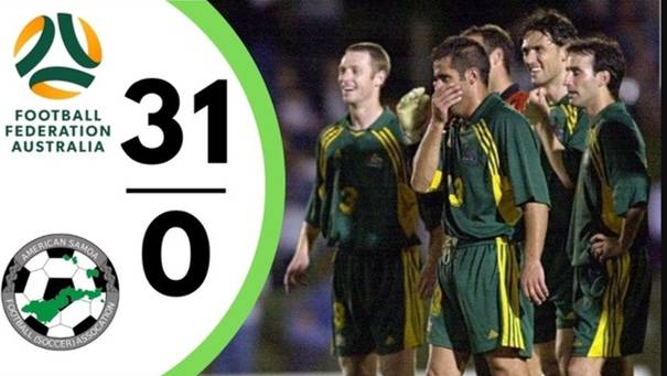Австралия- Американское Самоа. Крупнейшая победа Австралии