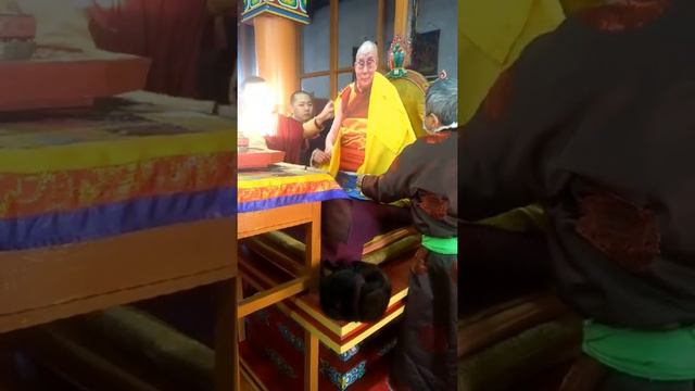 Возведение на трон изваяния Далай ламы 14 30.01.2022г Узонскийдацан