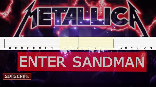 Metallica - Enter Sandman Bass Tabs