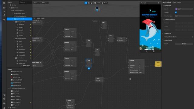 Spark AR Tutorial #11: Shark Mini-Game Walkthrough