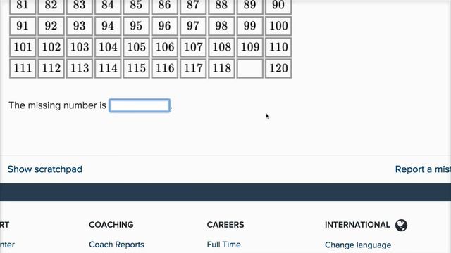 Missing Numbers Between 0 And 120 | Counting | Early Math | Khan Academy