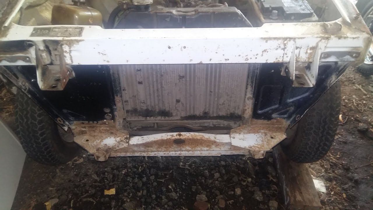 восстановление передней части Москвич 2140