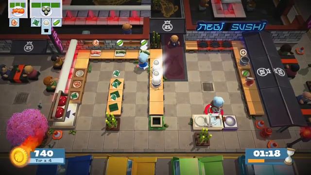 Overcooked 2 - Campaign (1-3) 2 Players Xbox