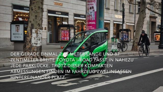 Toyota I-Road Rollt über Deutsche Straßen