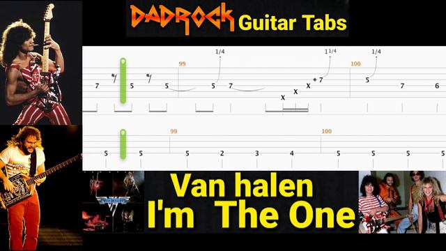 I'm The One - Van Halen - Guitar + Bass TABS Lesson