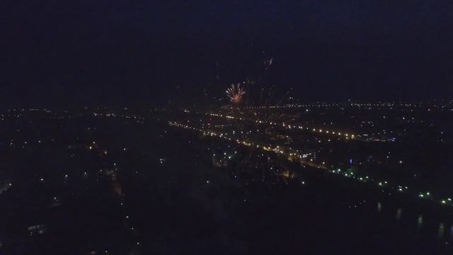 Псков. День Города. Салют.