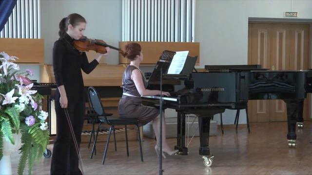 Бабинцев Максим   Соната для скрипки с фортепиано 2 часть