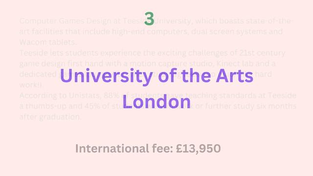 Best UK Universities For Animation & Game Design I Best Gaming Courses Study In UK I Game Develop