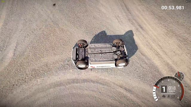 DiRT 4 - Mitsubishi Space Star R5 2015 - Free Roam - Rally - R5 - Crash Test