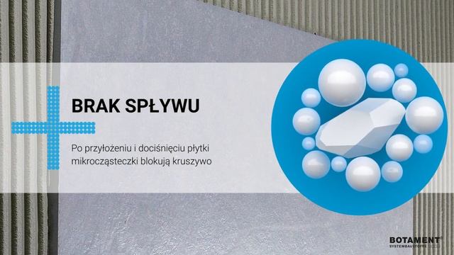 Botament M 21 HP  Wysokoelastyczny klej do płytek. Więcej kontroli. Więcej niż żel.