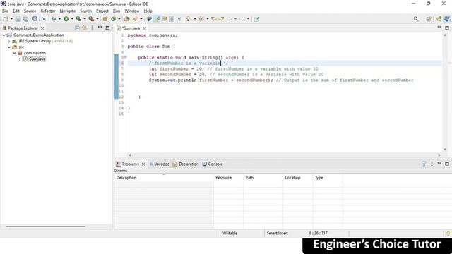 Comments In Java | Java Programming Language | Java