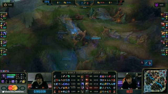 FPX Vs JT Highlights Game 2 | S9 Worlds 2019 Group B Day 5 | FunPlus Phoenix Vs CTBC J Team