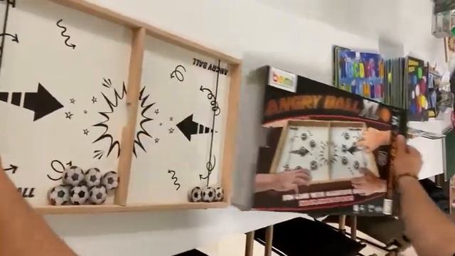 Настольная игра Angry Ball / Sling Puck / чапай / настольный хоккей / шашки-вышибашки / вышибайка