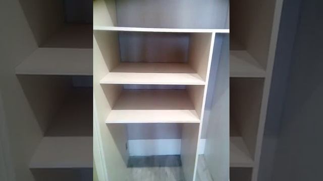 Встроенный шкаф-купе в нишу.