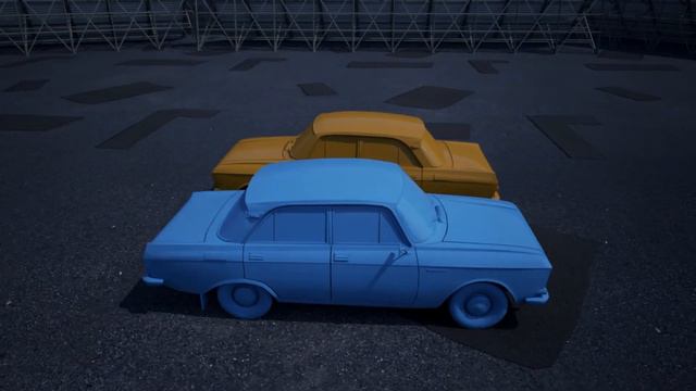 Москвич-2140 (from GTA SA For 3Dprint).