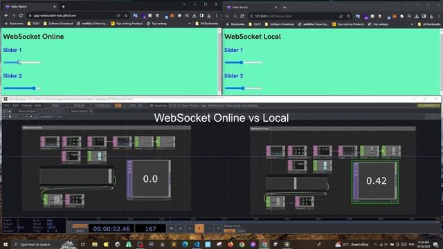 [Test] WebSocket Online Vs Local