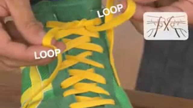 Как быстро завязать шнурки!