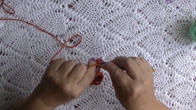 Простое нарядное пончо крючком. Часть 1.