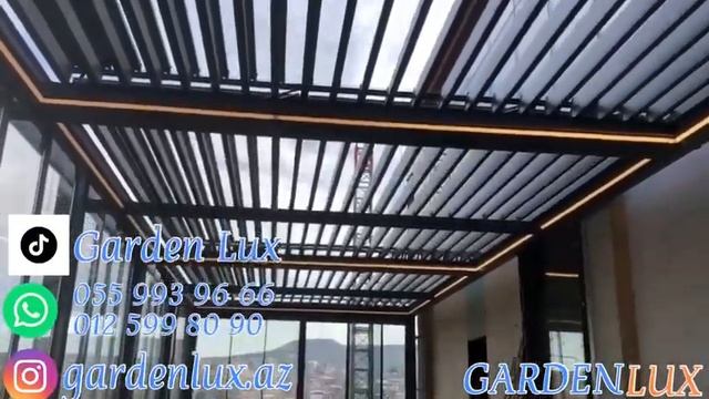 Bioklimatik Pergola Sistemi