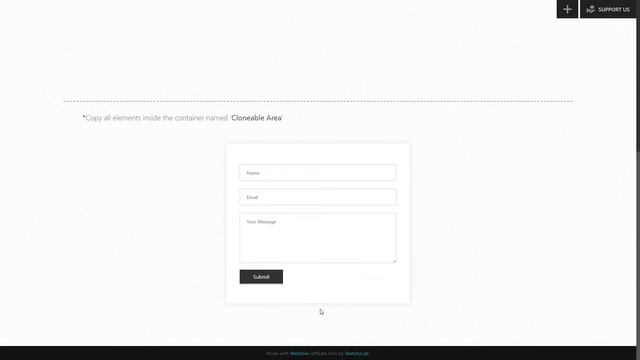 Custom Form Label On Focus - Webflow Cloneable - SketchzLab