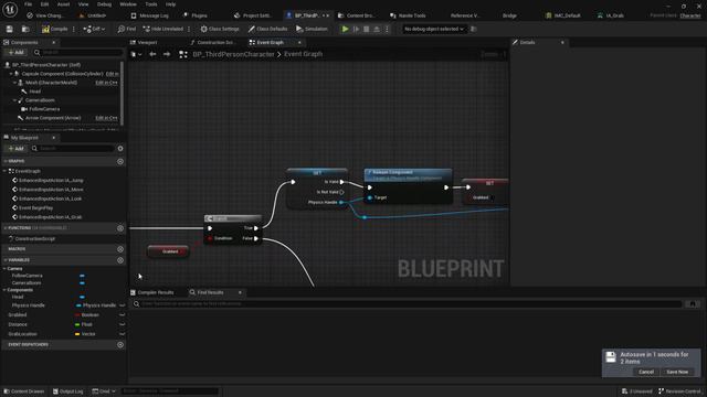 How To Grab Objects In 3rd Person Using UE5