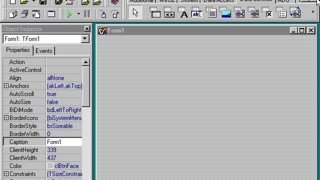 1  Первый запуск программы  C Builder