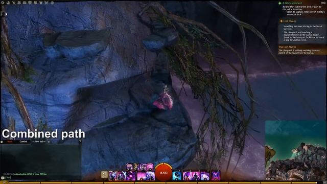 GW2 Skipping Stones jumping puzzle (Southsun Cove)