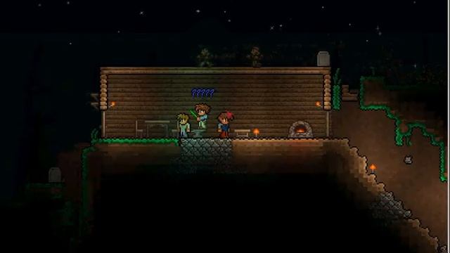 Давайте играть в Terraria Co-op часть 3[Ты где,в темноте?]