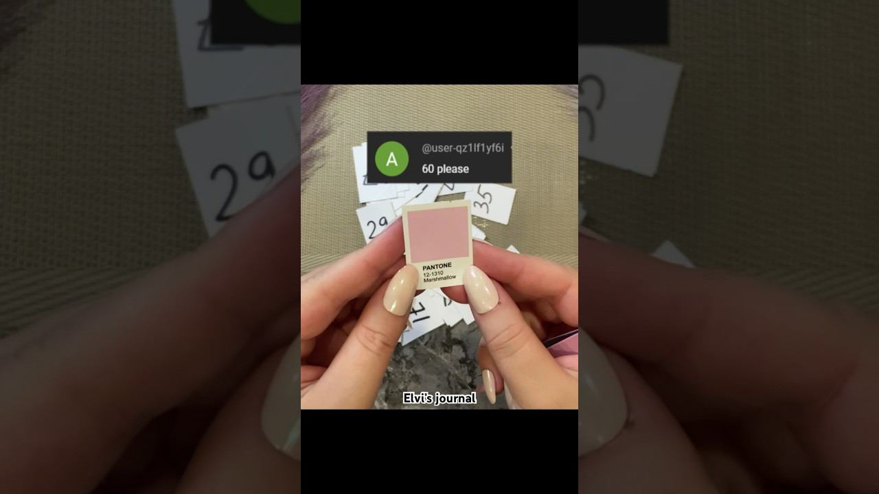 Random Color  What № Next? | ASMR Mini Journal | #asmr #minijournal #trending #scrapbooking