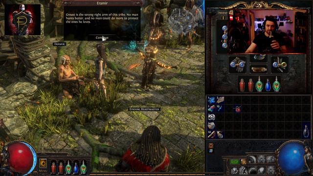 Path Of Exile (POE) Beginners Gameplay 1st Build Ep1 |Act 2| Enki's Arc Witch Lightning Caster Buil