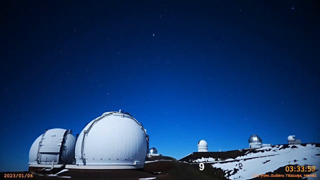 19 Shooting Stars And Meteors, In 2 Hours From Subaru Telescope, Hawaii