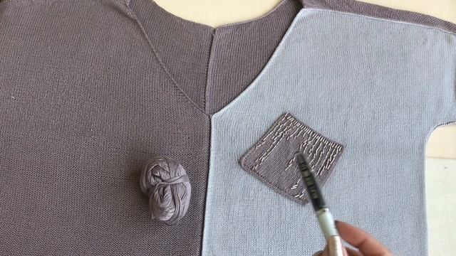 Арлекинская футболка спицами. Часть первая. Обзорный ролик.